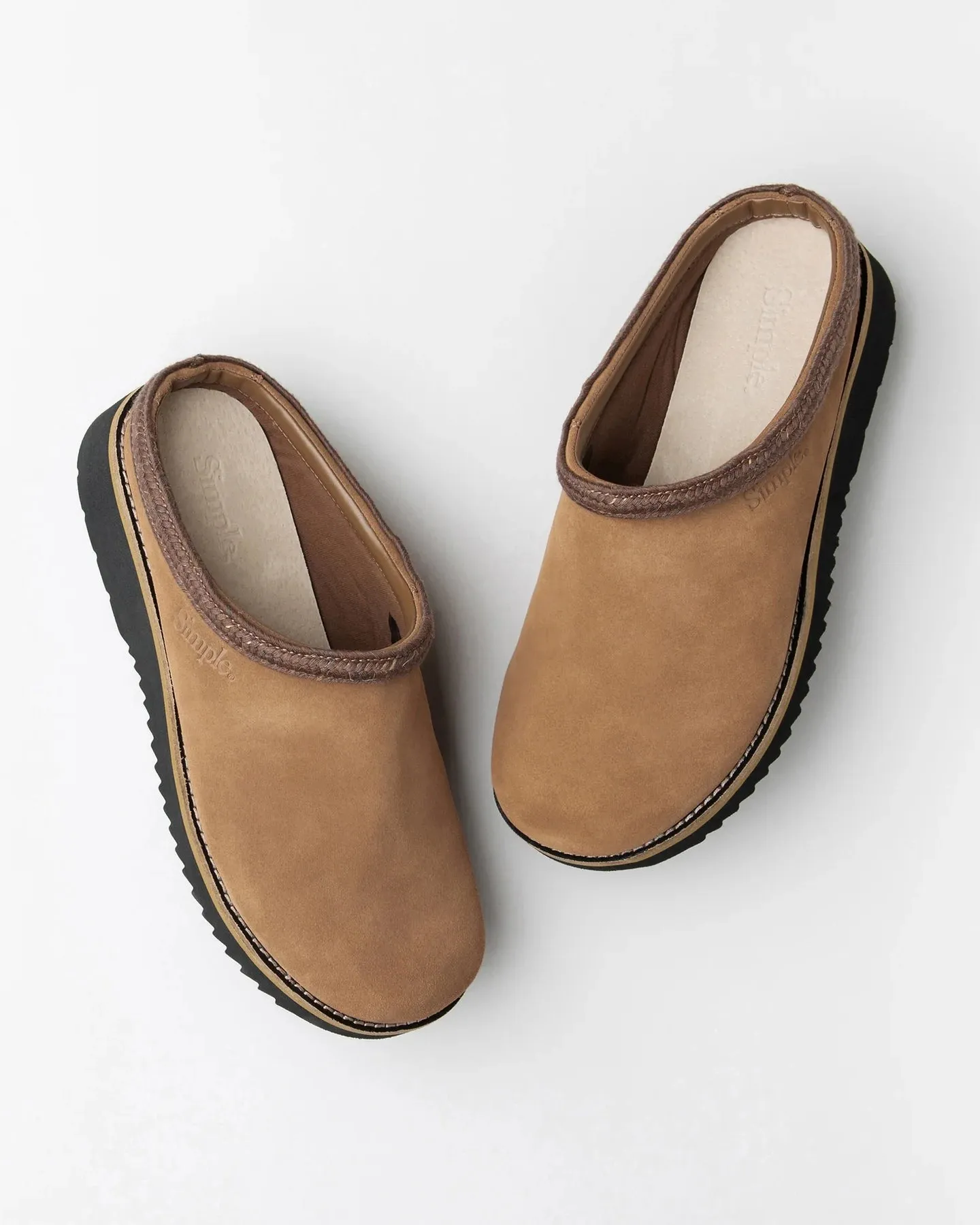 Original Suede Clogs in Rust