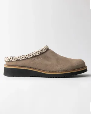 Original Suede Clogs in Taupe
