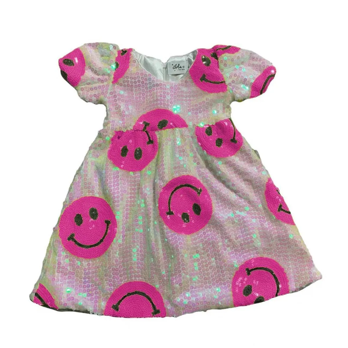 Pinky Happy Emoji Dress