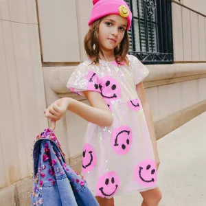 Pinky Happy Emoji Dress