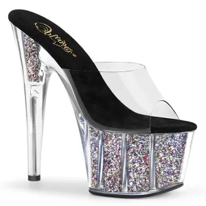 Pleaser Adore 701CG Silver