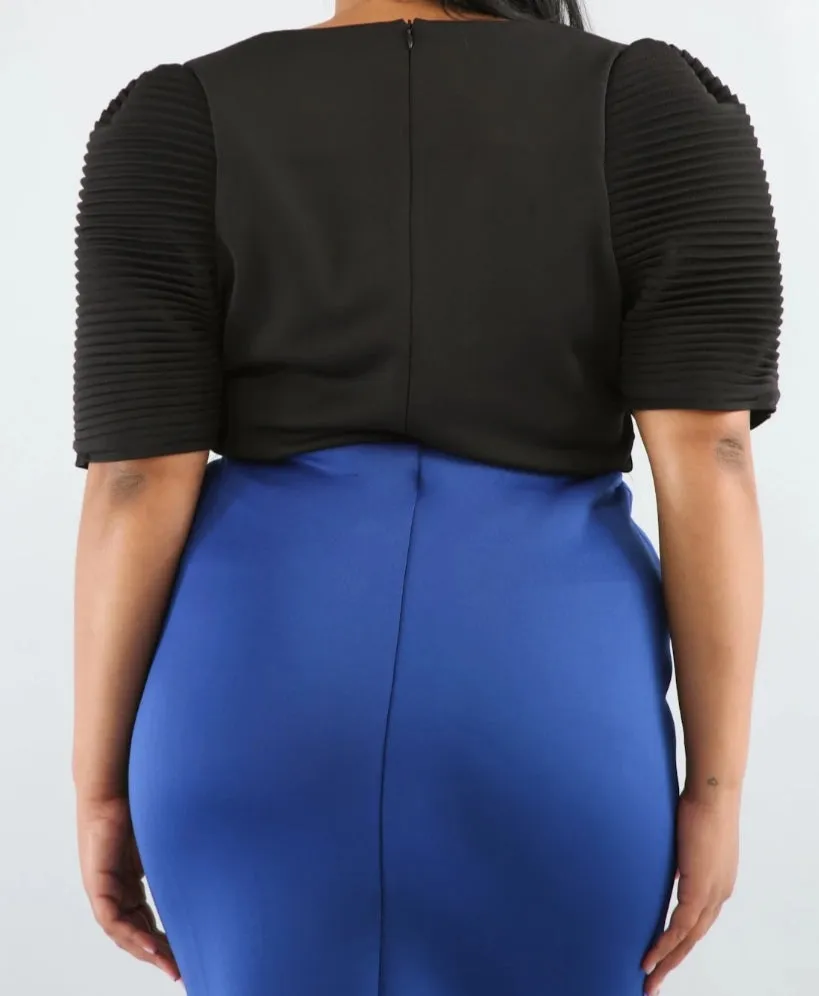 Pleated Please Blouse