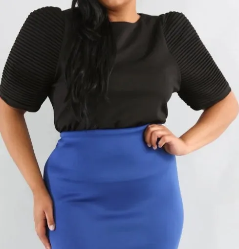Pleated Please Blouse