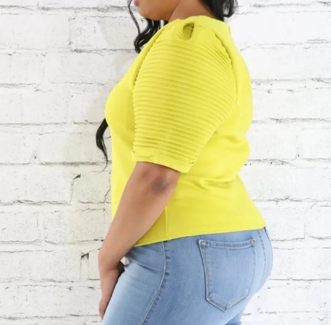 Pleated Please Blouse
