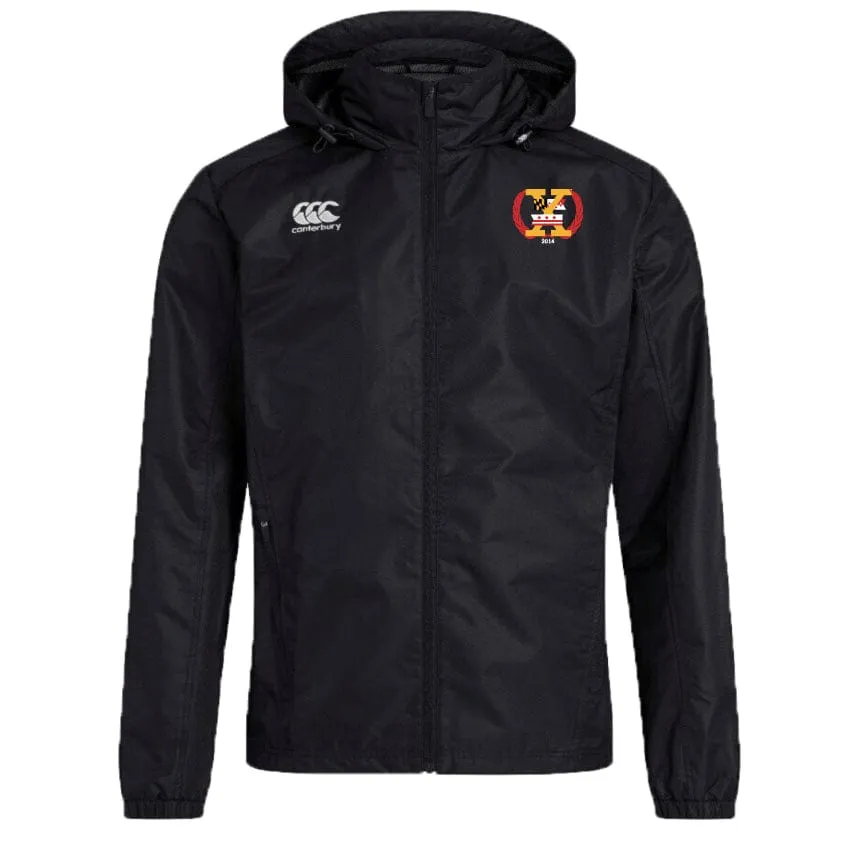 Potomac Exiles Club Vaposhield Full Zip Rain Jacket by Canterbury