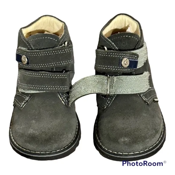 Primigi Boys Reymmond Chukka Booties 24  Grey