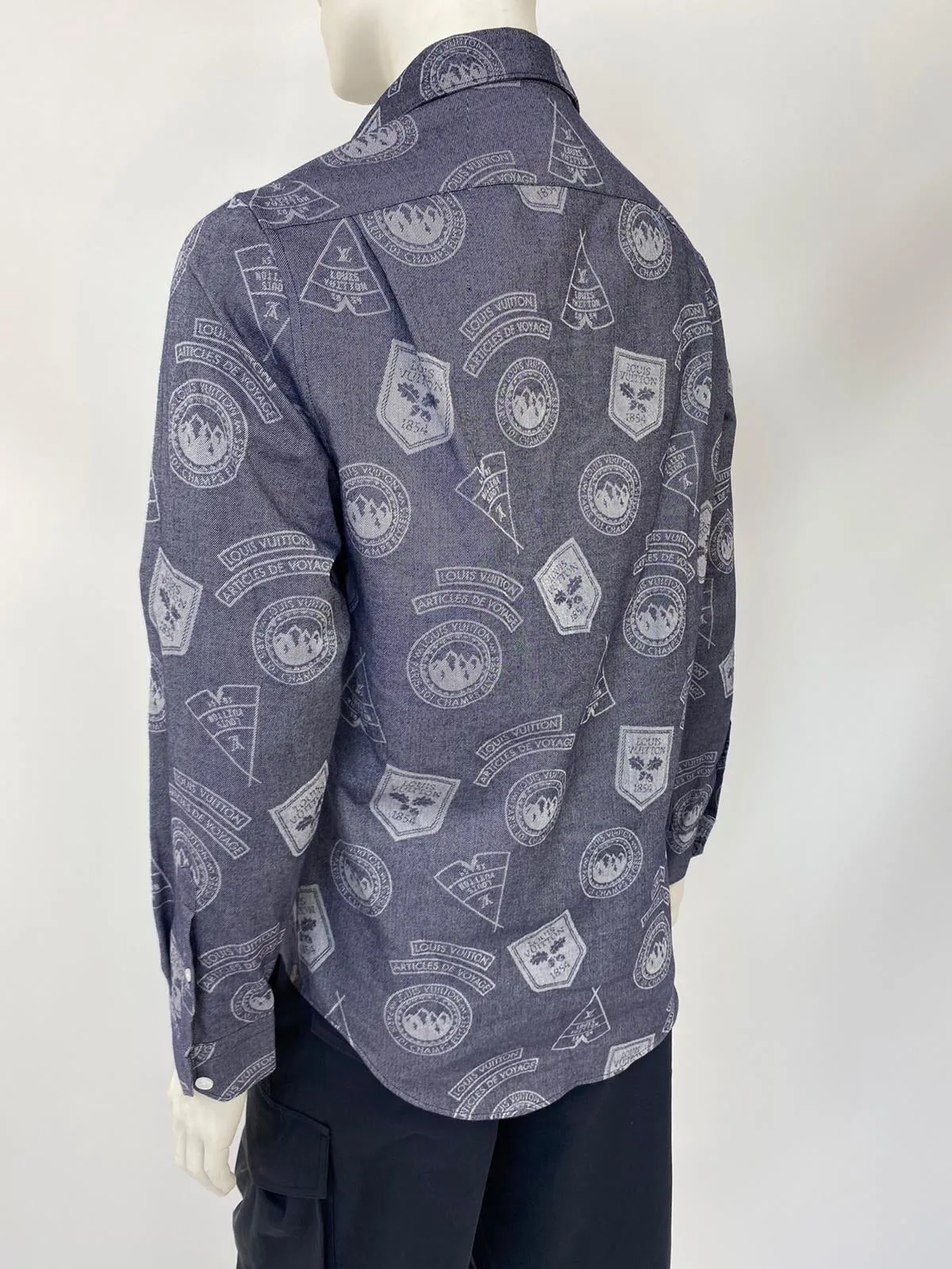 Regular Fit Classic Shirt With Stamps
