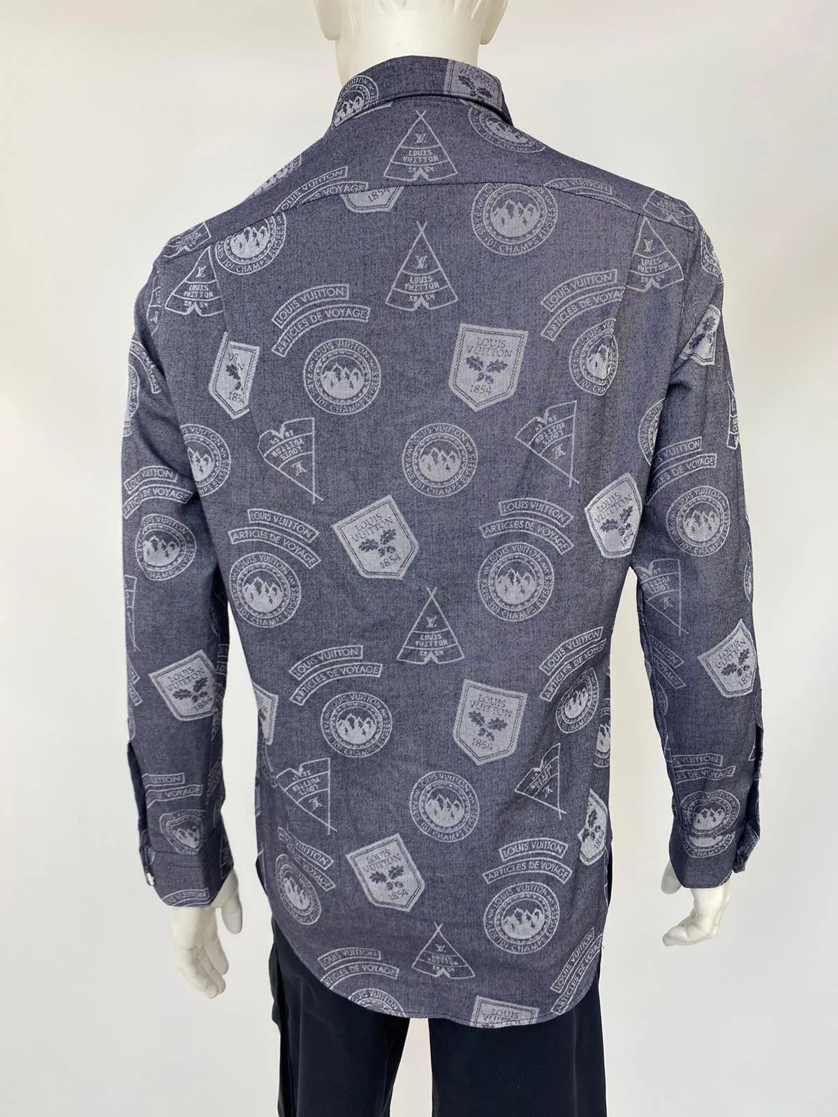 Regular Fit Classic Shirt With Stamps