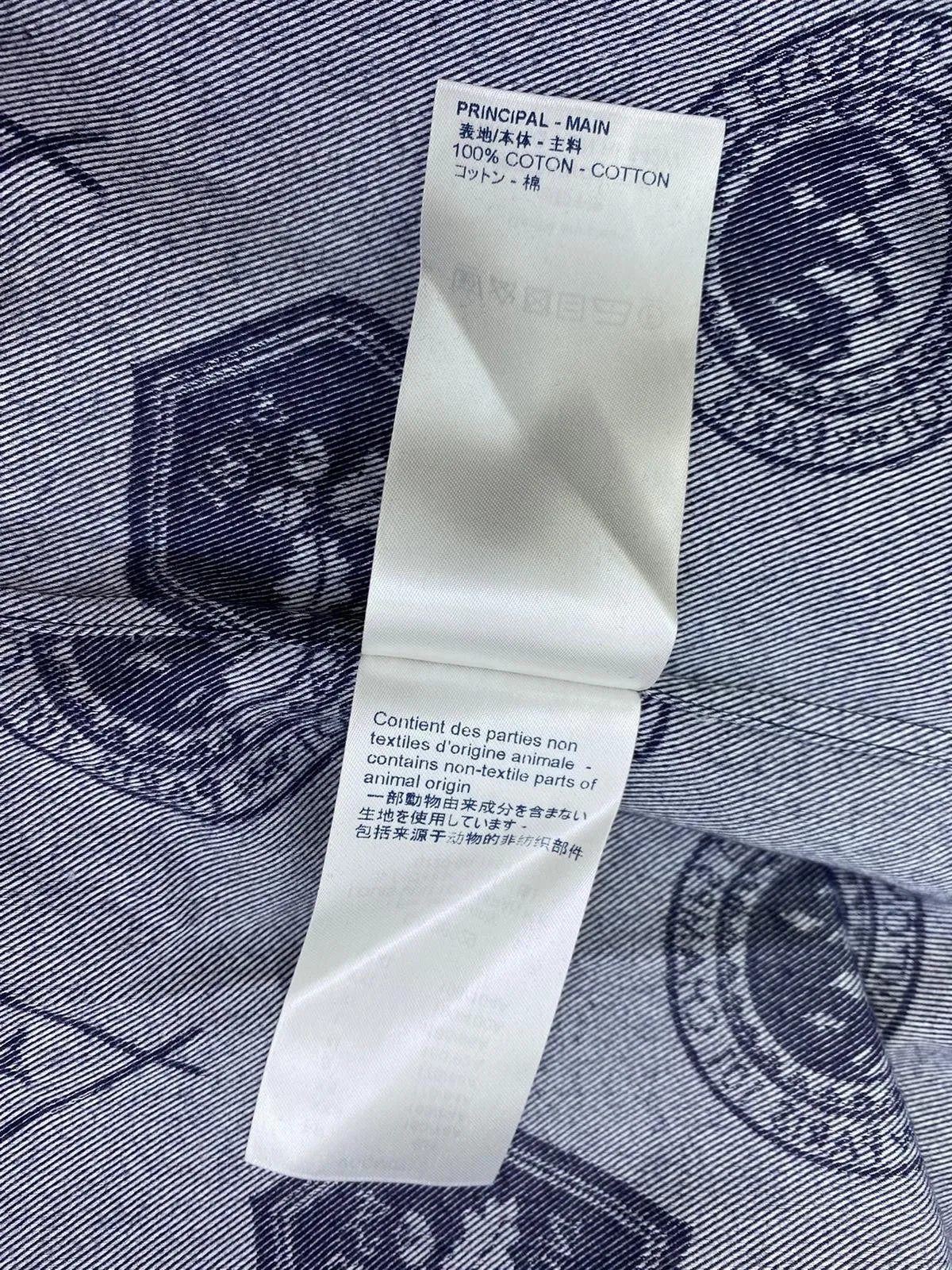 Regular Fit Classic Shirt With Stamps