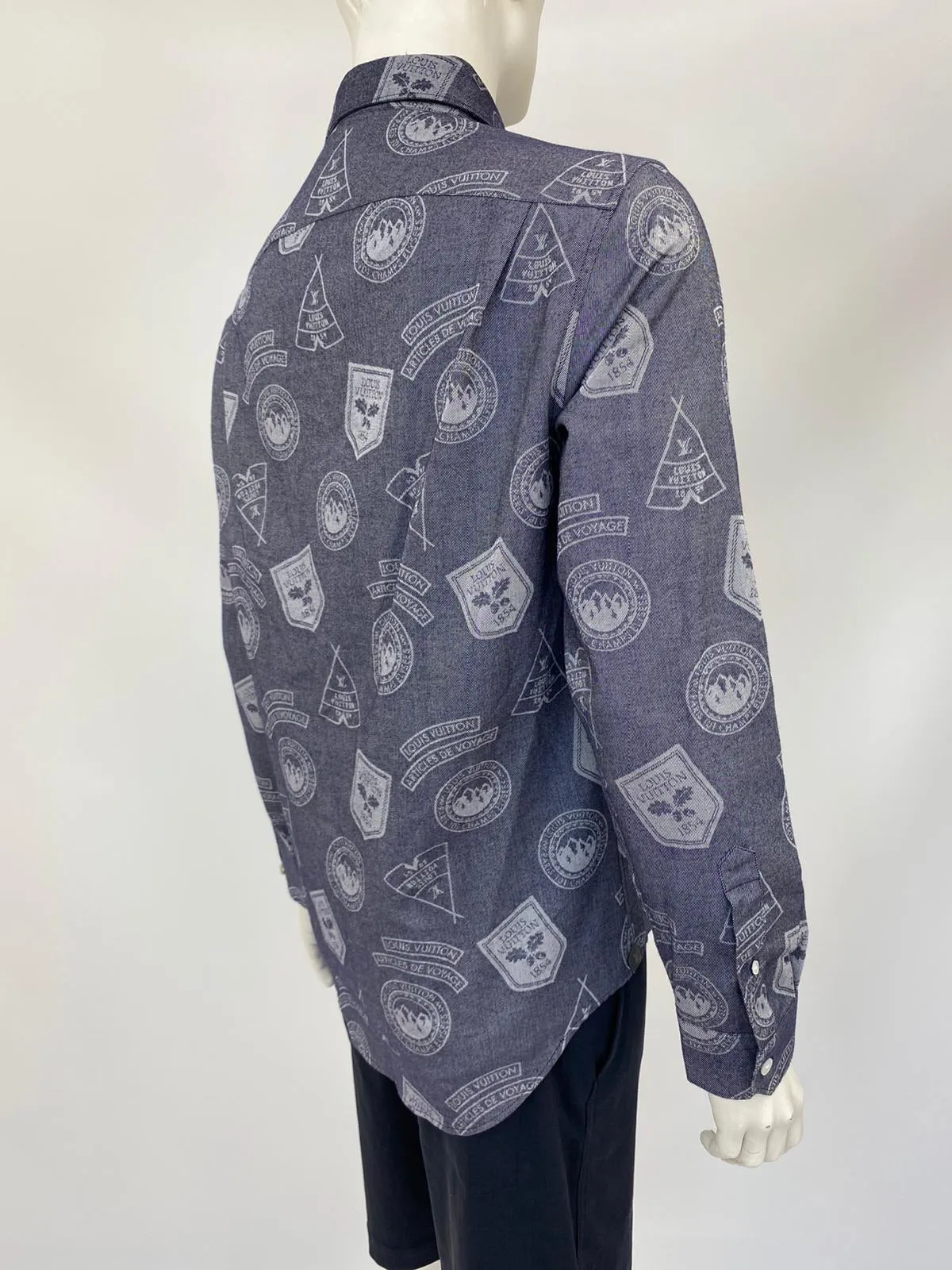 Regular Fit Classic Shirt With Stamps