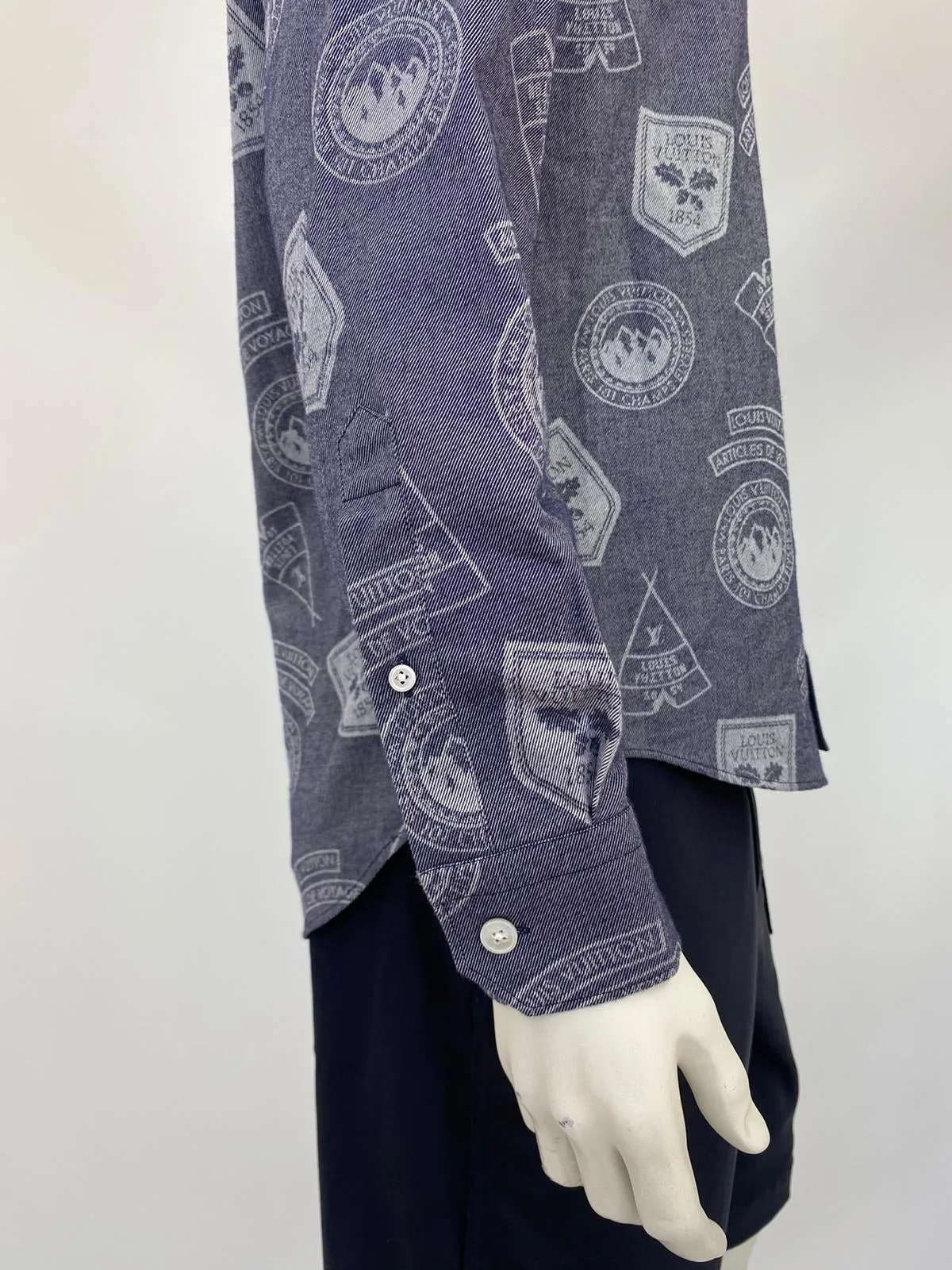Regular Fit Classic Shirt With Stamps