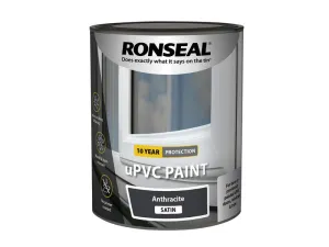Ronseal uPVC Paint Anthracite Satin 750ml