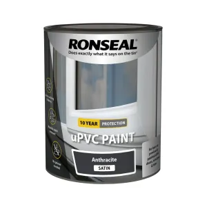 RONSEAL UPVC PAINT ANTHRACITE SATIN 750ML