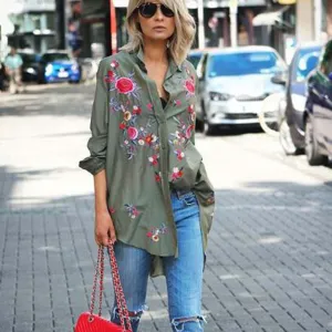 Sage & Vine Boyfriend Shirt