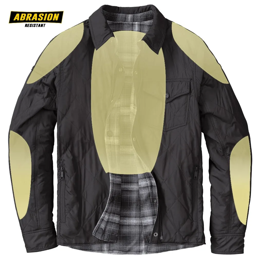 Scorpion EXO Morpheus Reversible Motorcycle Jacket Black/Plaid Grey