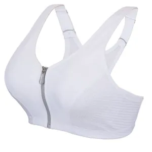 Set of 3! 32DD Glamorise SPORT Bra (DOUBLE-LAYER) Wicking HIGH-IMPACT WHITE NEW