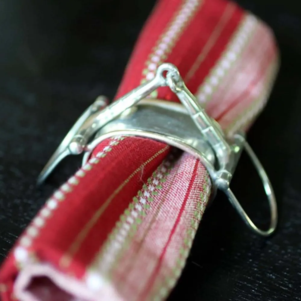 Snaffle Bit Pewter Napkin Rings
