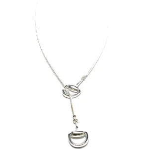 Snake Chain Snaffle Bit Lariat
