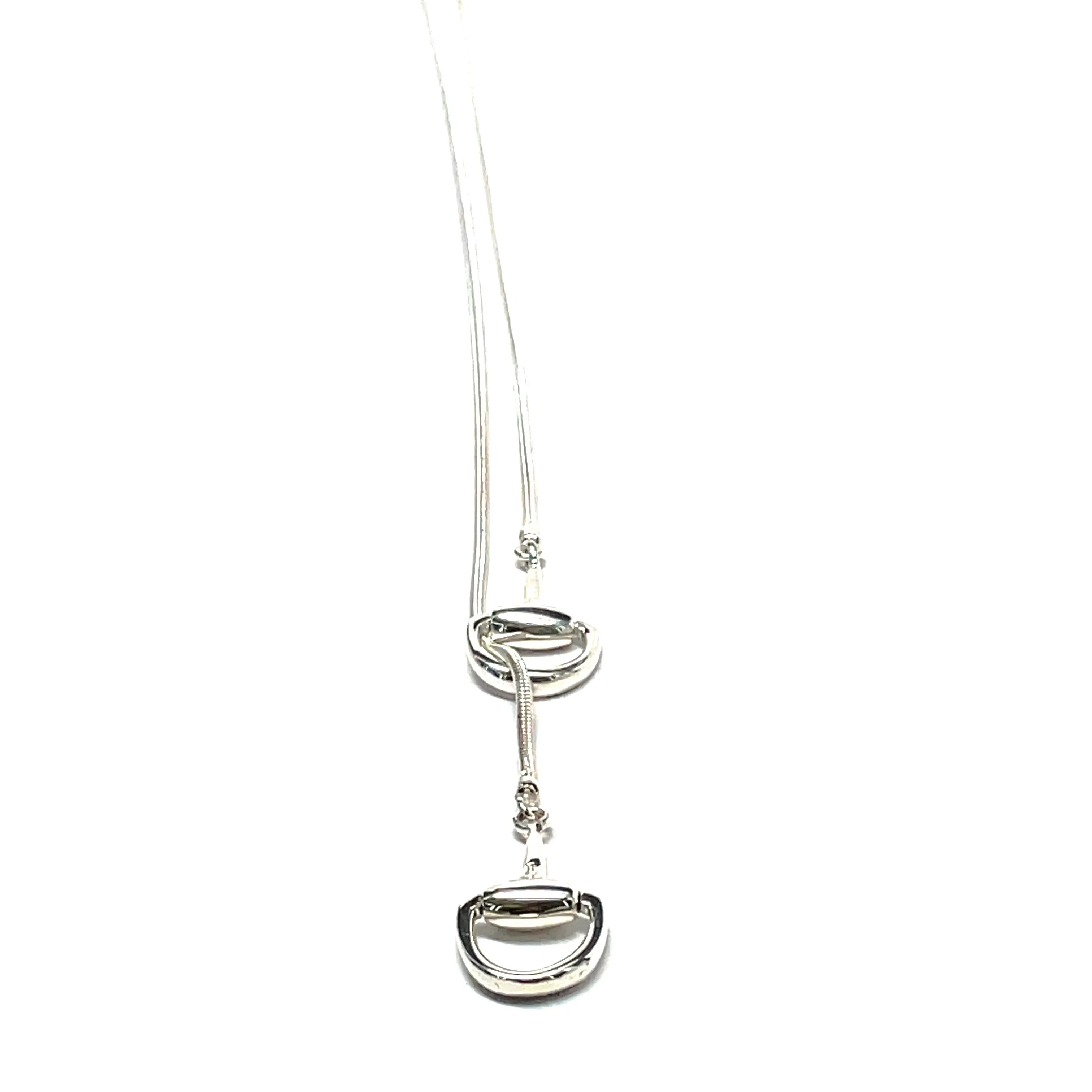 Snake Chain Snaffle Bit Lariat