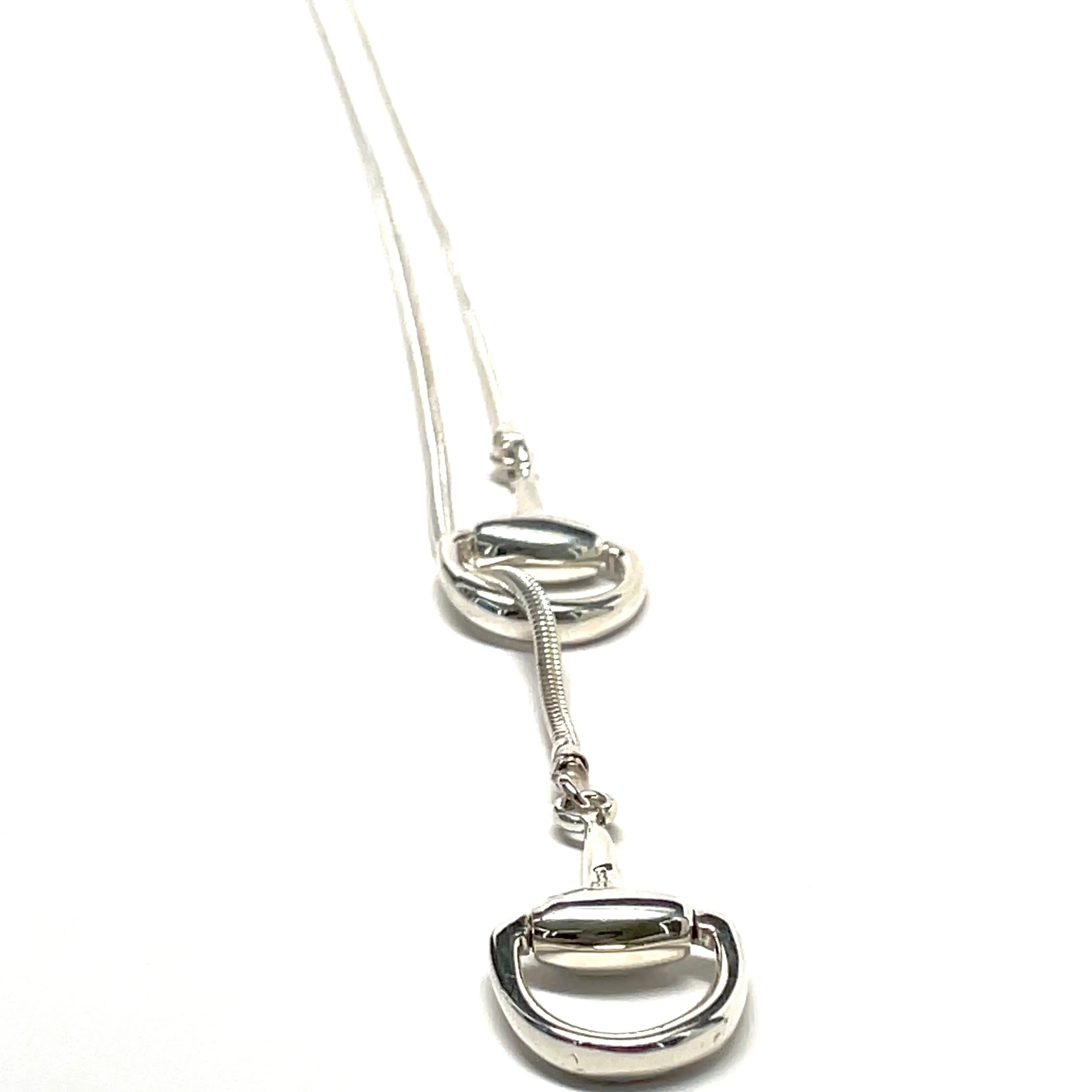 Snake Chain Snaffle Bit Lariat
