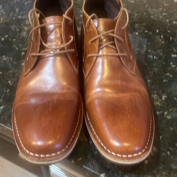Steve Madden Harken Leather Chukka Boots! 13