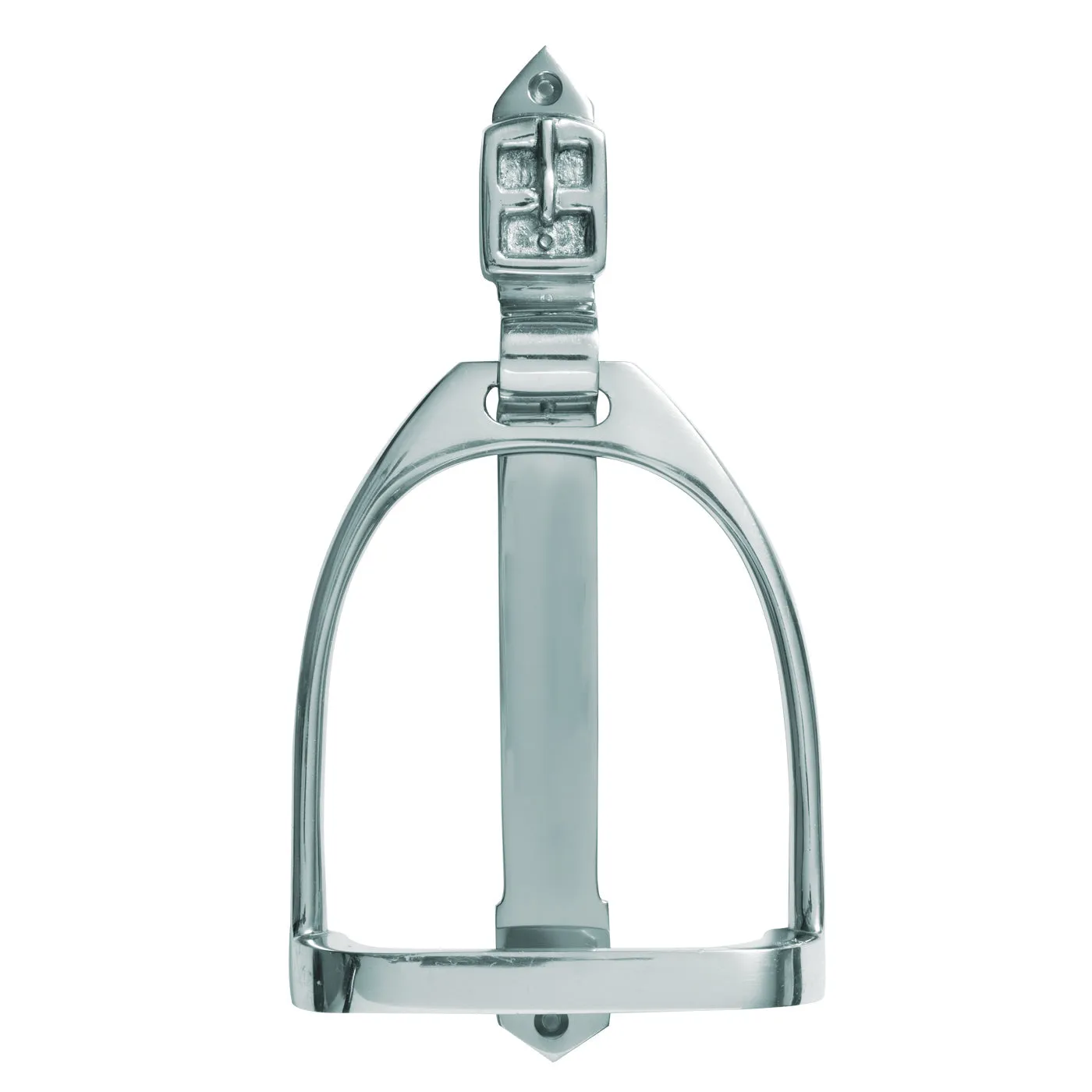 Stirrup Door Knocker - Chrome