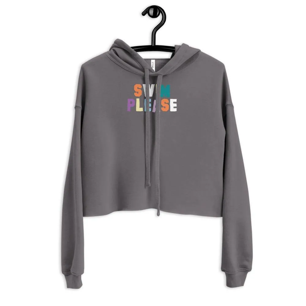 Swimmers Cropped Top Hoodie - Swim Please