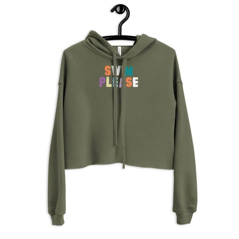 Swimmers Cropped Top Hoodie - Swim Please
