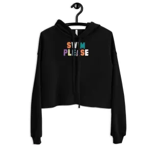 Swimmers Cropped Top Hoodie - Swim Please