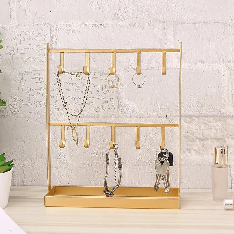 Tabletop Iron Jewelry Hanger