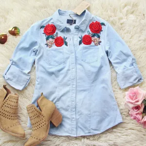 Thunder Rose Chambray Top