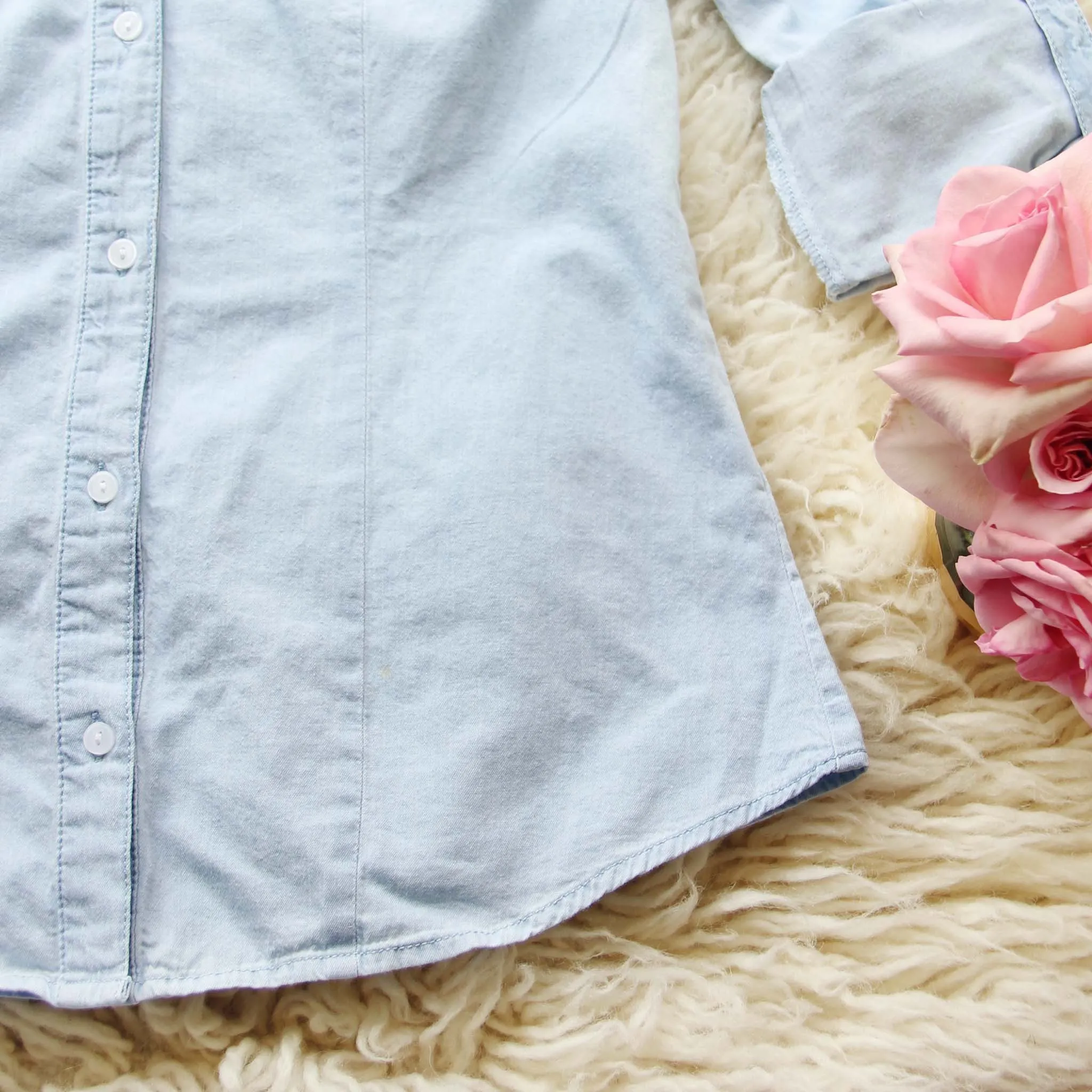 Thunder Rose Chambray Top