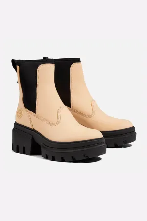 Timberland Everleigh Mid Chelsea Boots for Women in Pure Cashmere | TB0A63XVK51