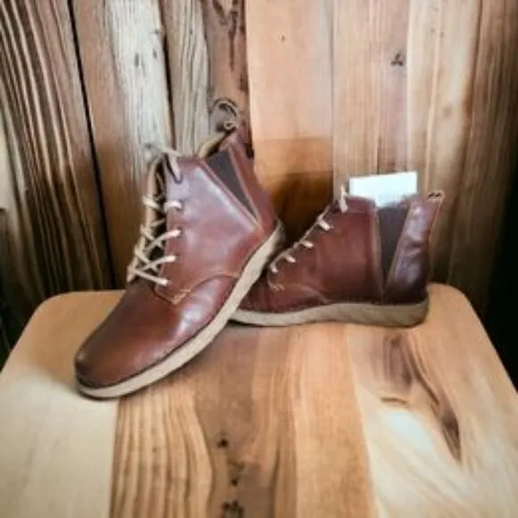 Tony Lama Lujo Sunset Leather Lace Up Shoes Chukka Chelsea Boot | Mens Sz 10