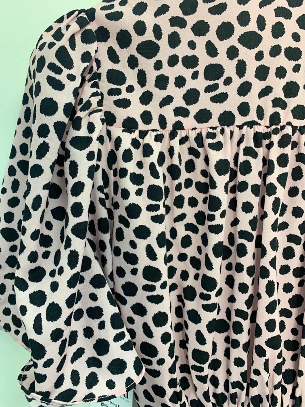 Topshop Pink Leopard Print Midi Dress UK 10