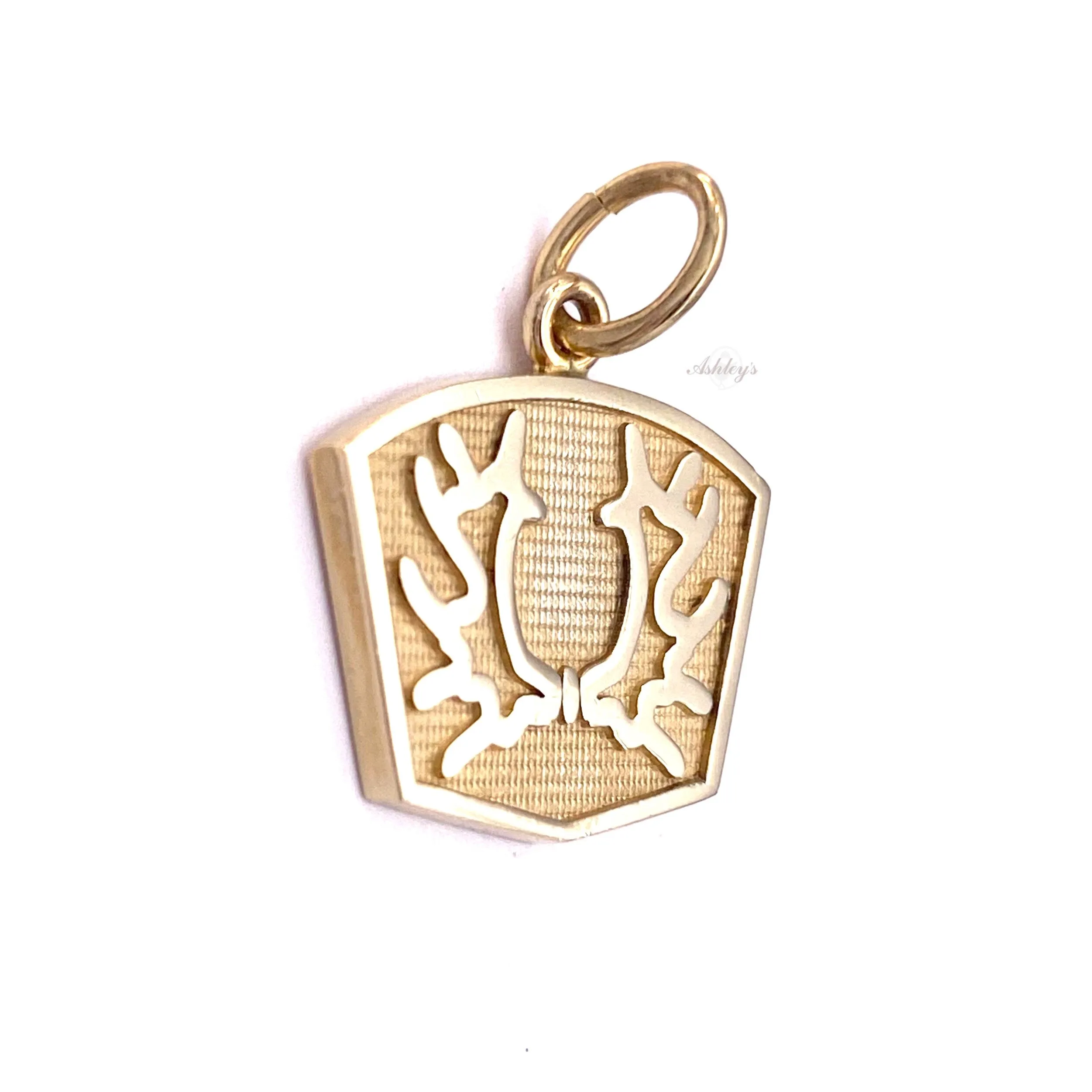 Trakehner Breed Charm, 14k gold