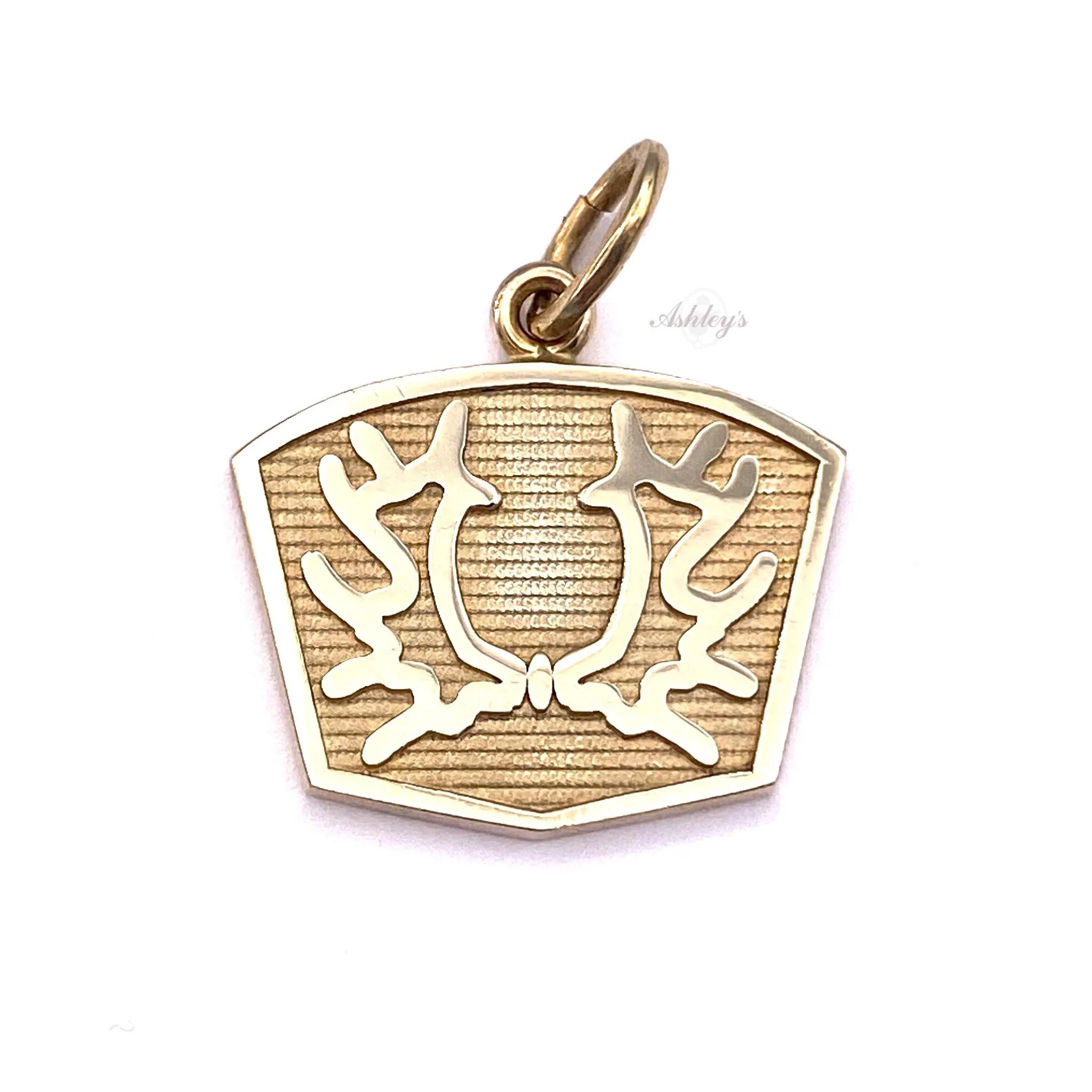 Trakehner Breed Charm, 14k gold