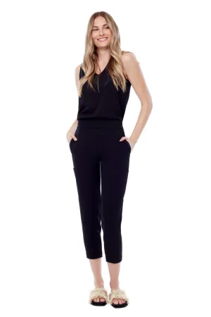 Tyler Madison Carly Vegan Silk Cropped Pant