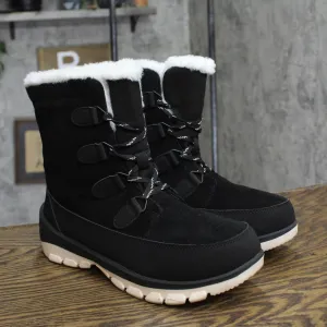 Universal Thread Women's Corie Winter Hiker Boots 88236081 Jet Black 6M