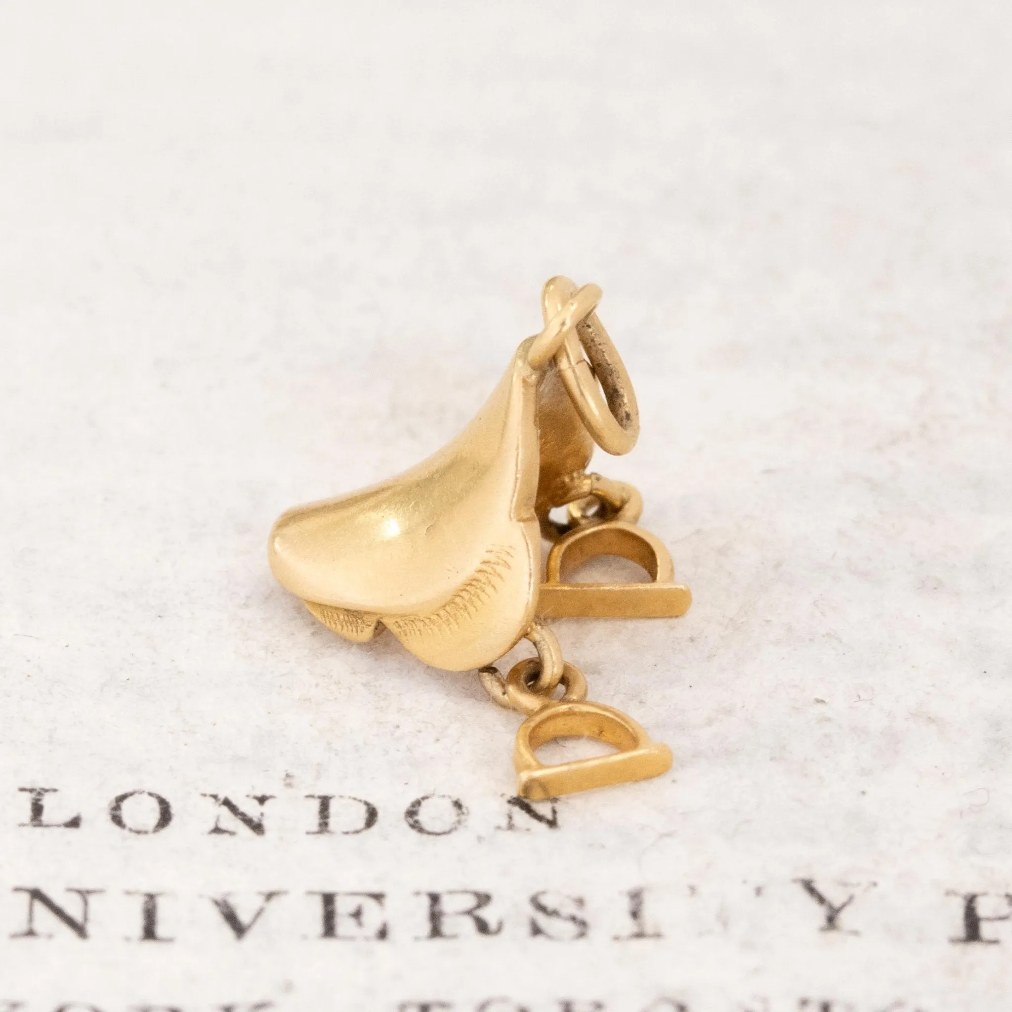 Vintage Saddle Charm