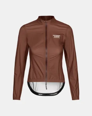 Women's Mechanism Pertex Rain Jacket - Dark Brown