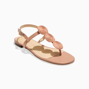 Worth Raffia Flat Sandal