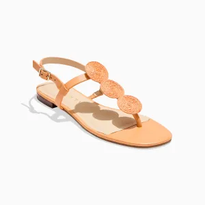 Worth Raffia Flat Sandal