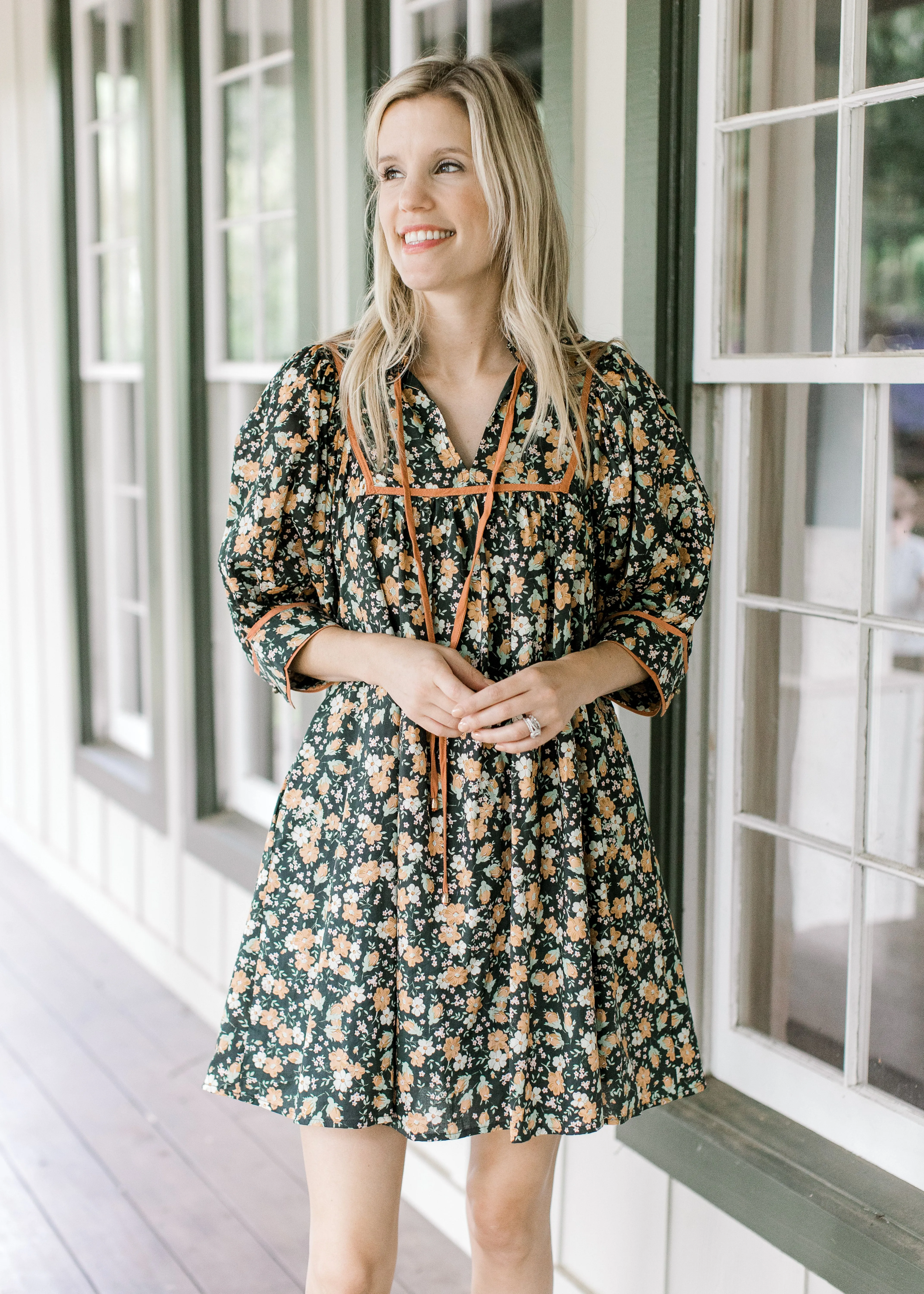 XZ Autumn Contrast Dress