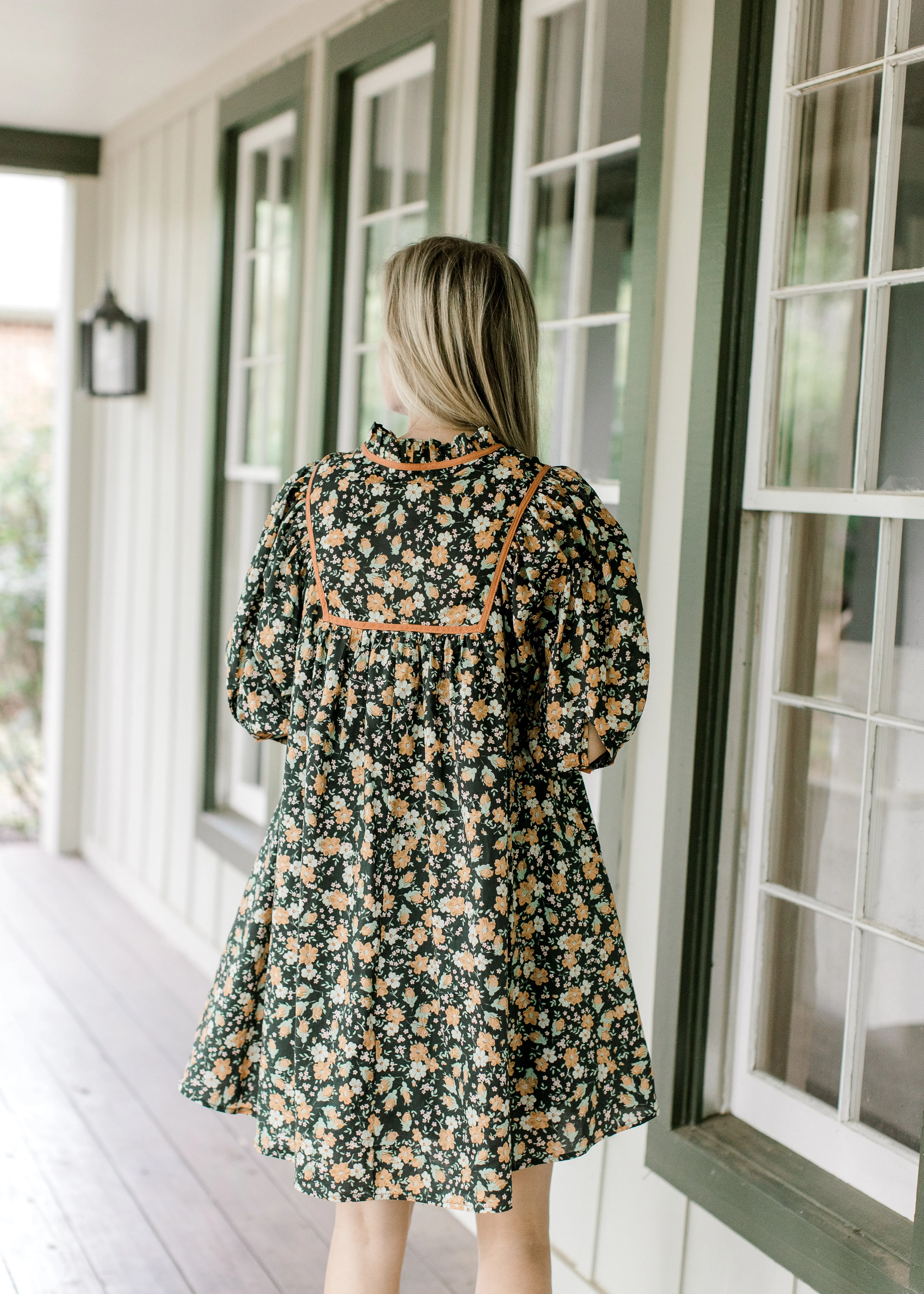 XZ Autumn Contrast Dress