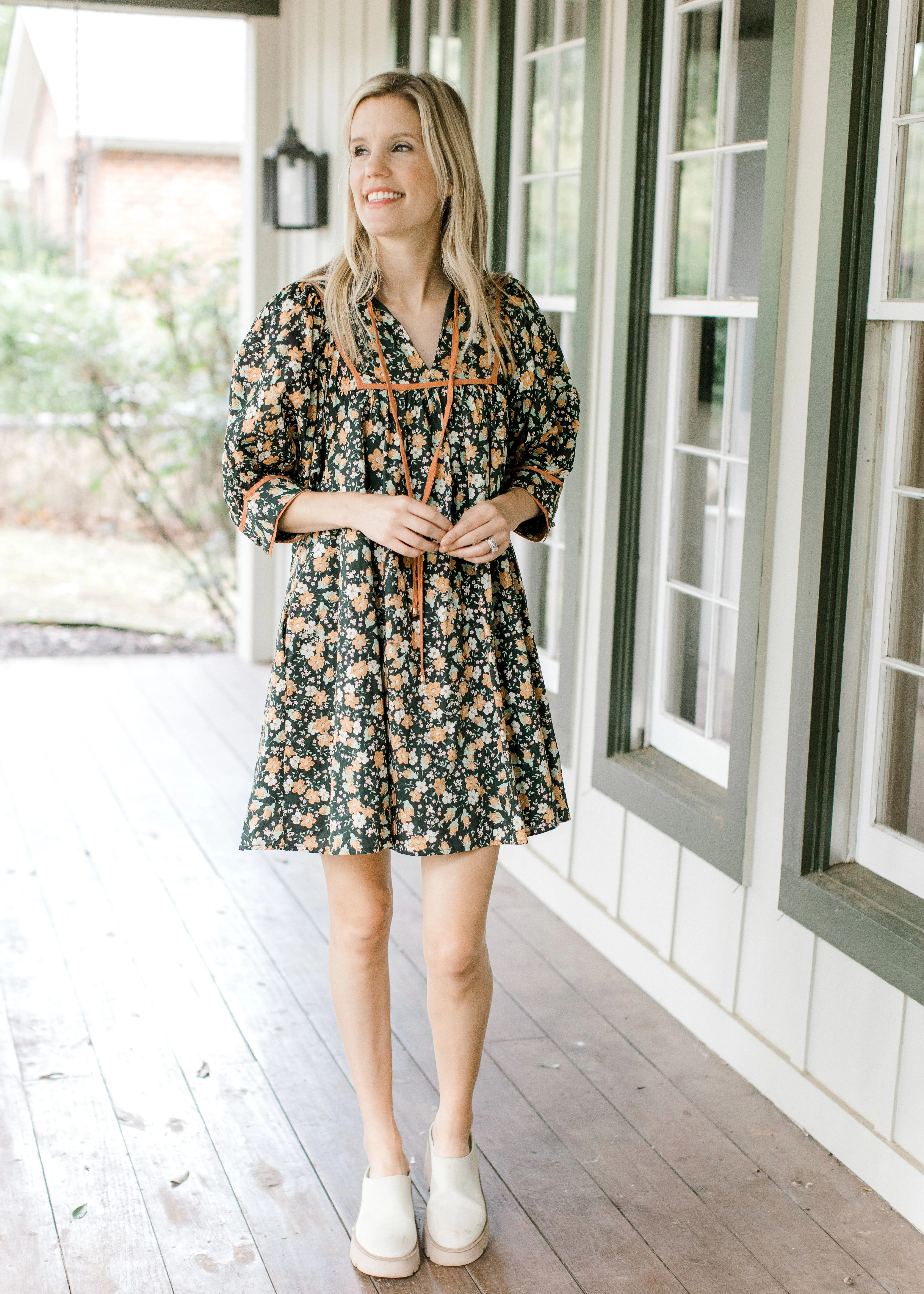 XZ Autumn Contrast Dress