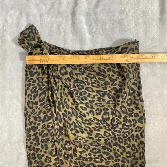 Zara Leopard Print Skirt Size M